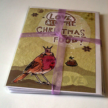 A fantastic collection of 4 assorted contemporary Christmas card designs. , 2 of 2