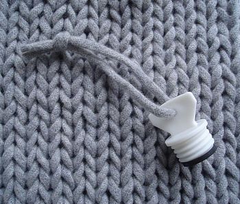 Hand Knitted Hot Water Bottle Cover, 2 of 4