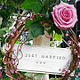 'Just Married' Wooden Sign, thumbnail 2 of 2