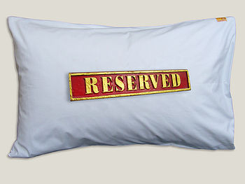 Personalised Reserved Pillowcase, 2 of 2