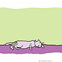  Stalking Cat Greeting Card, thumbnail 4 of 6