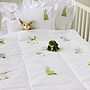 Hand Embroidered Flower Children Quilt, thumbnail 1 of 10