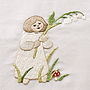 Hand Embroidered Flower Children Quilt, thumbnail 6 of 10