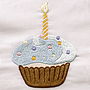 Hand Embroidered Cupcakes Quilt, thumbnail 6 of 9