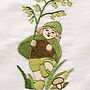 Hand Embroidered Flower Children Quilt, thumbnail 8 of 10