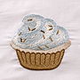 Hand Embroidered Cupcakes Quilt, thumbnail 8 of 9