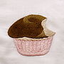 Hand-Embroidered Cupcakes Pillowcase, thumbnail 4 of 4