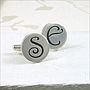 Personalised Silver Initial Cufflinks, thumbnail 3 of 11