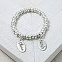Handmade Personalised Silver Name Slinky Bracelet, thumbnail 2 of 7