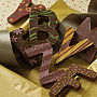Patterned Milk Chocolate Letter, thumbnail 7 of 10