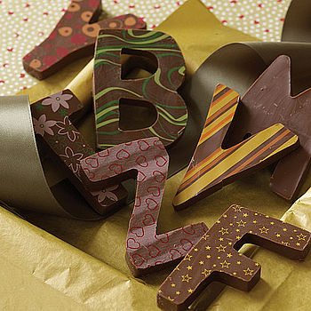 Patterned Milk Chocolate Letter, 7 of 10