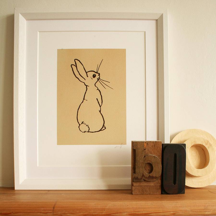 Boo Bunny Fine Art Print, 1 of 5