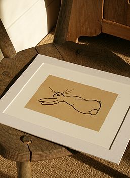 Boo Bunny Fine Art Print, 3 of 5