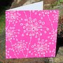 Pink Quirky Motifs Card, thumbnail 2 of 2