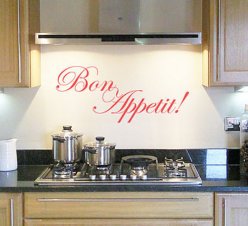 'Bon Appetit' Kitchen Wall Sticker, 2 of 4
