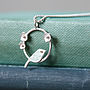 Handmade Silver Lovebird Pendant, thumbnail 2 of 6