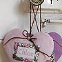 Personalised Linen Name Heart, thumbnail 2 of 6