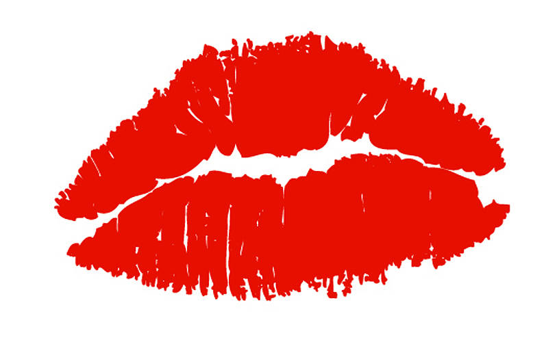 lipstick wall sticker by leonora hammond | notonthehighstreet.com