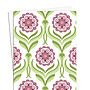 Pack of Five Retro Floral Greeting Cards, thumbnail 5 of 6