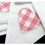 Pink Heart Cotton Bunting, thumbnail 3 of 3