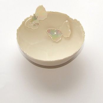 Porcelain Butterfly Bowl, 4 of 5