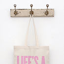 lifes a beach tote