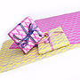 Handmade Paper and Ribbon Gift Wrap Set, thumbnail 1 of 4