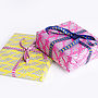 Handmade Paper and Ribbon Gift Wrap Set, thumbnail 2 of 4