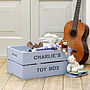 Personalised Crate - Blue Toybox, thumbnail 1 of 2