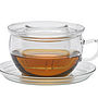 Glass cup set with glass infuser, thumbnail 1 of 2