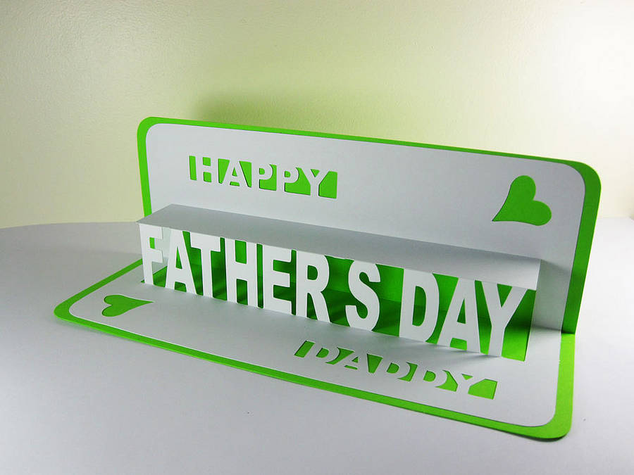 Personalised Pop Up Happy Father's Day Card By Ruth ...