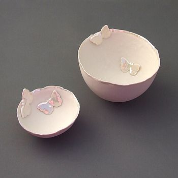 Porcelain Butterfly Bowl, 2 of 5