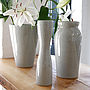 Celadon Glazed Ceramic Vase, thumbnail 1 of 4