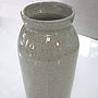 Celadon Glazed Ceramic Vase, thumbnail 3 of 4