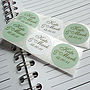 Personalised Save the Date Stickers, thumbnail 1 of 12
