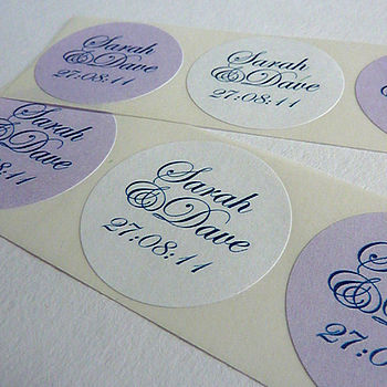 Personalised Save the Date Stickers, 3 of 12
