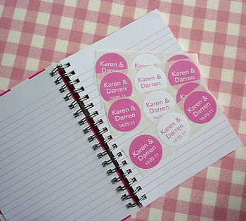 Personalised Save the Date Stickers, 6 of 12