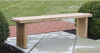 Personalised Solid Oak Bench, 12 of 12