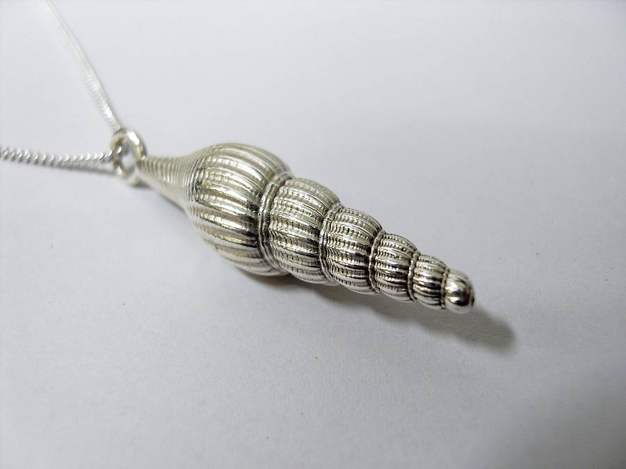 Personalised Shell Necklace By Van Buskirk Jewellery ...