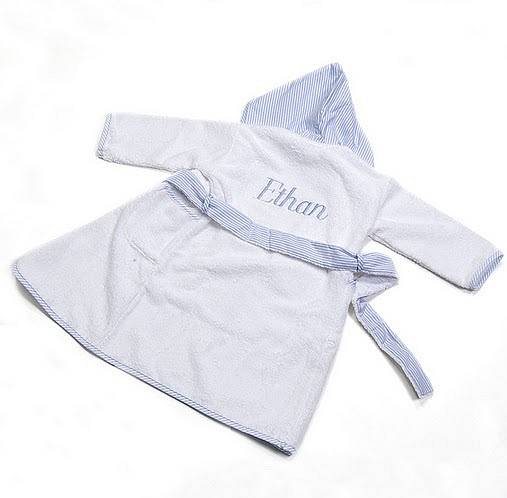 personalised children's robe by monogrammed linen shop ...