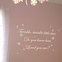 Twinkle Twinkle Little Star Wall Sticker Quote, thumbnail 2 of 5