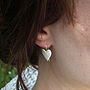 Heart Hook Earrings, thumbnail 2 of 2