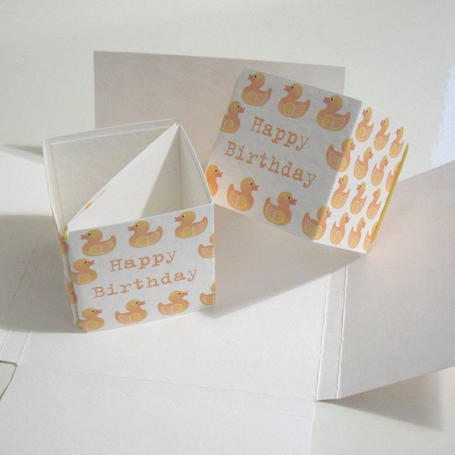 popping box card