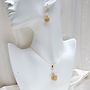14ct Gold Filled Bird's Nest & Pearl Earrings, thumbnail 5 of 6