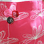 Pink Etched Floral Apron, thumbnail 4 of 9