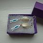 Silver Shell And Fish Earrings, thumbnail 2 of 4