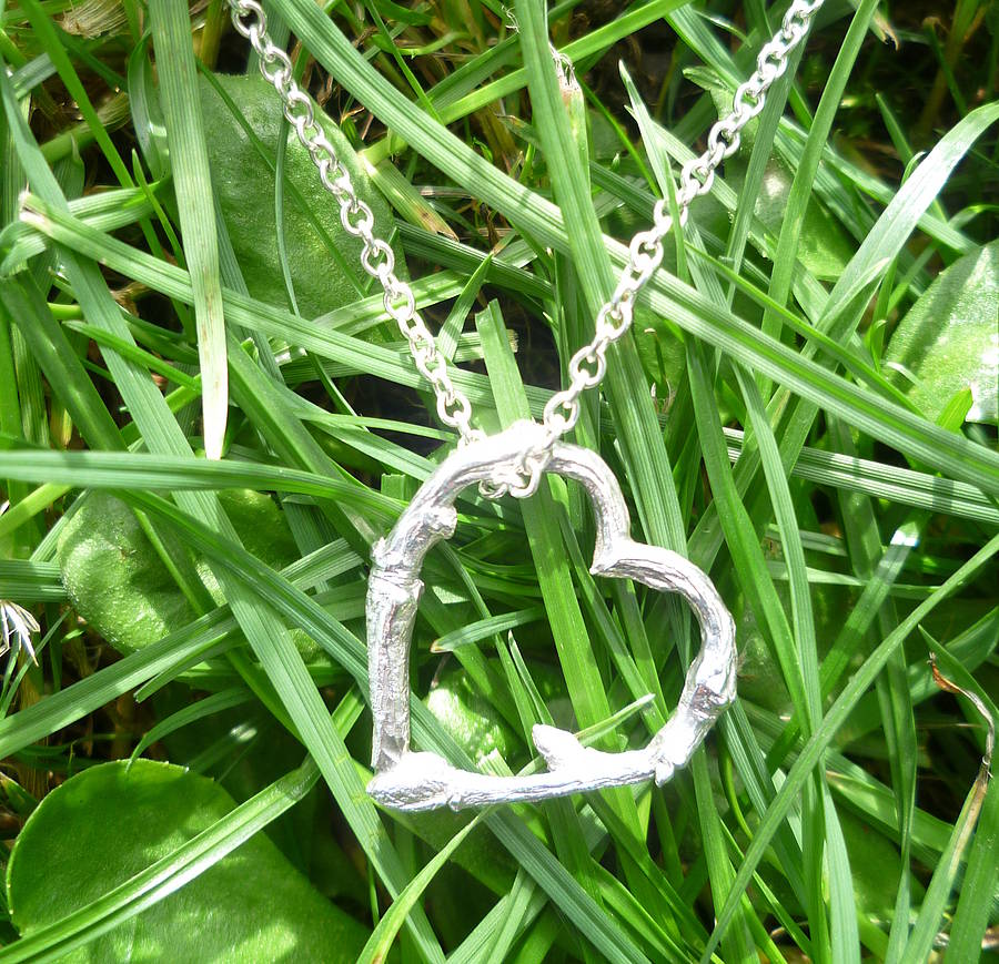 love nature twig heart pendant by love from england ...