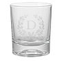 Personalised Wreathed Initial Tumbler, thumbnail 3 of 3
