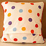 Birds Mini Scatter Cushion With Dotty Back, thumbnail 5 of 5