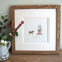 Border Terrier Personalised Hand Finished Art Print, thumbnail 1 of 4